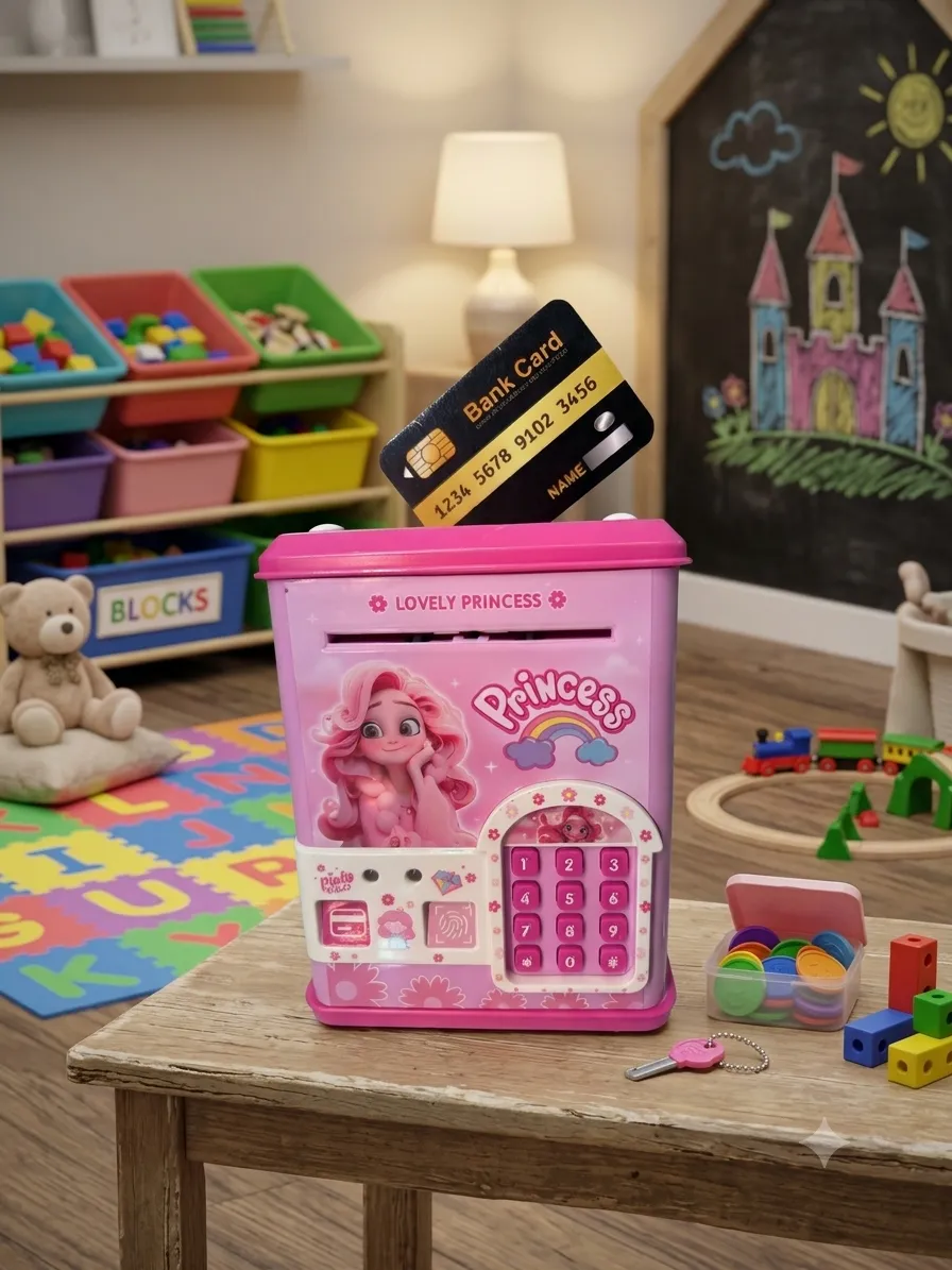 Kids Princess Electronic ATM Piggy Bank