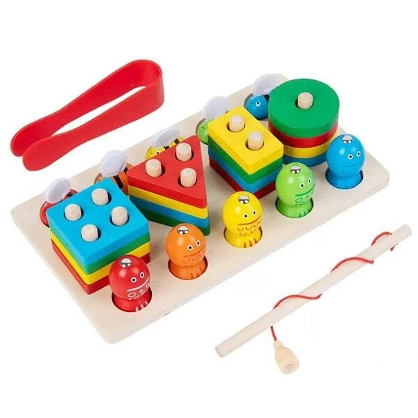 Magnetic Wooden Fishing Toy