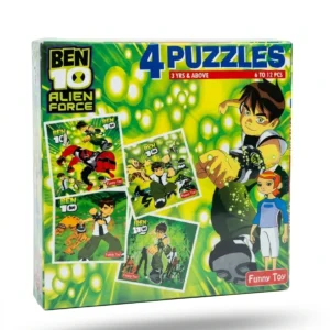 4 in 1 birds jigsaw puzzle box set for kids aged 3 and above.