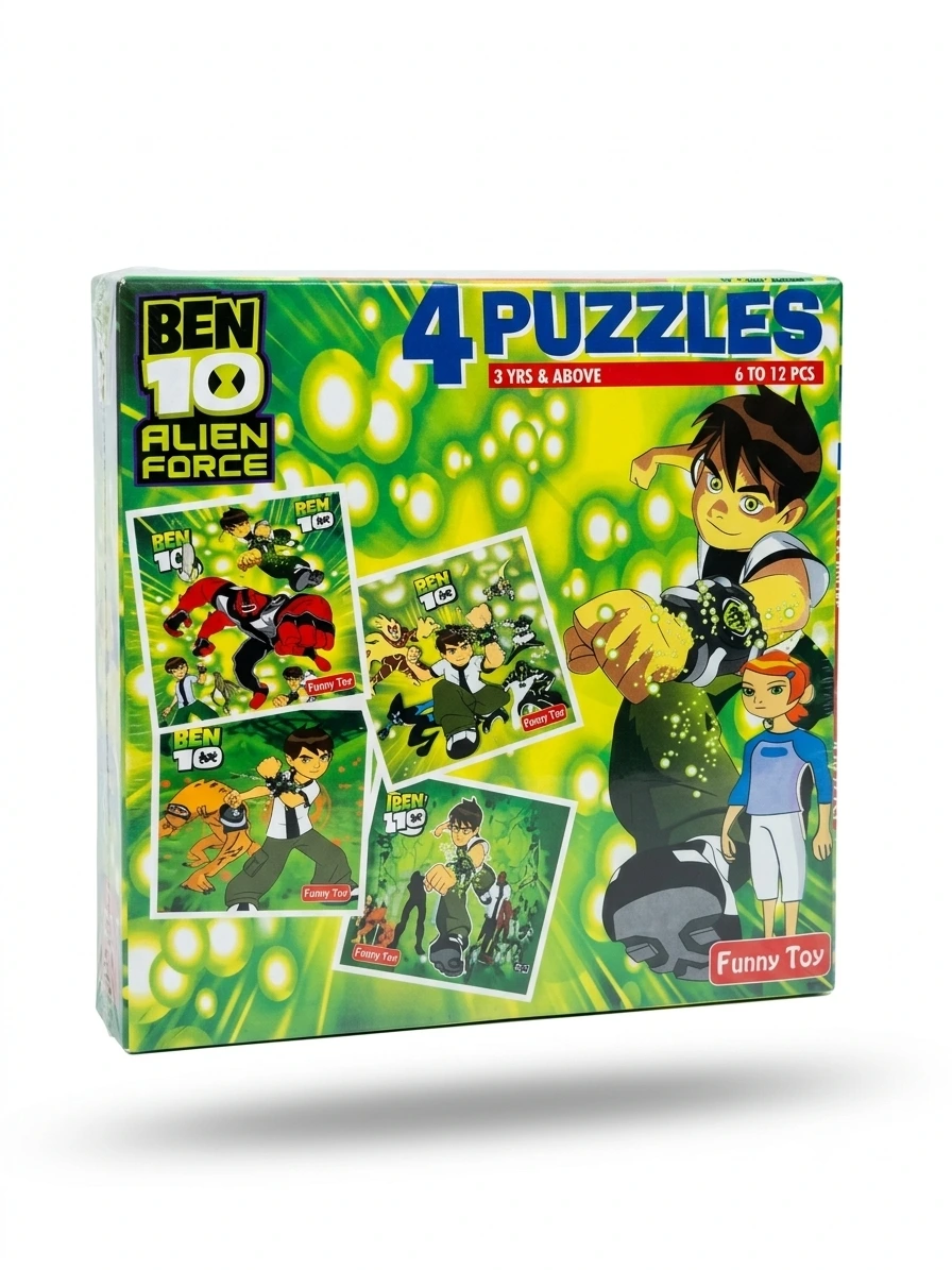 4 in 1 birds jigsaw puzzle box set for kids aged 3 and above.