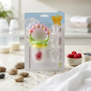 Baby Silicone Fruit & Vegetable Feeder Pacifier Set